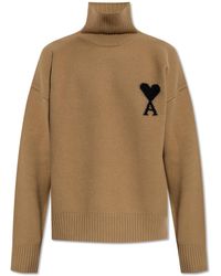 Ami Paris - Wool Turtleneck - Lyst