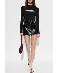 Courreges - Top With Decorative Slit - Lyst