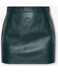 Marni - Mini Leather Skirt - Lyst