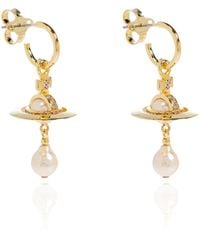 Vivienne Westwood - Earrings With Engraved Logo - Lyst
