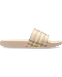 Burberry - Rubber Flip-Flops - Lyst