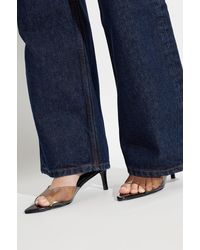 Black Suede Studio - 'Belle 60' Heeled Mules - Lyst