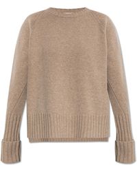 Tory Burch - Wool Sweater With A Crew Neck - Lyst
