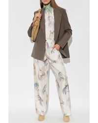 Moschino - Silk Shirt With Print - Lyst