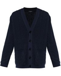 Balmain - Monogram Cardigan - Lyst