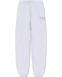 Sporty & Rich - Sweatpants With Cuffed Legs - Lyst
