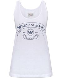 Emporio Armani - Top With Print - Lyst