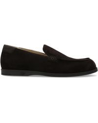 Emporio Armani - Suede "Loafers" Shoes - Lyst