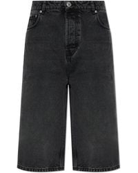 Ami Paris - Denim Shorts - Lyst