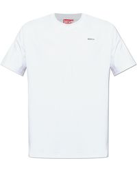 DIESEL - T-Shirt "T-Adjust-Met" - Lyst