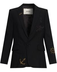 Zadig & Voltaire - Blazer 'Valse' - Lyst
