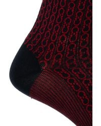 Ferragamo Patterned Socks - Blue