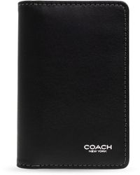 COACH - Foldable Wallet With Logo - Lyst