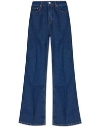 Ami Paris - Flared Leg Jeans - Lyst