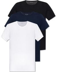 Paul Smith - Three-Pack Of T-Shirts - Lyst