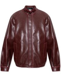 MM6 by Maison Martin Margiela - Jacket Made Of Eco Leather With A Stand-Up Collar - Lyst