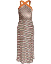 Paul Smith - Patterned Off-Shoulder Dress - Lyst