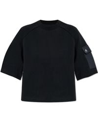 Moose Knuckles - T-Shirt With Sleeve Pocket - Lyst