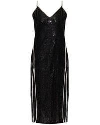 Palm Angels - Sequin Dress With Double Slit - Lyst