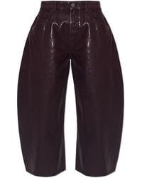 The Attico - Trousers With A Shimmering Finish - Lyst
