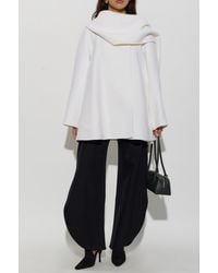 Alaïa - Hooded Wool Coat - Lyst