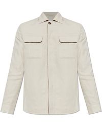 Eleventy - Jacket With Pockets - Lyst