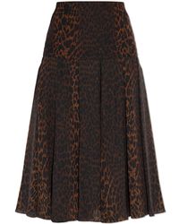 Balenciaga - Silk Skirt - Lyst