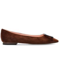 Roger Vivier - Suede Ballerinas 'Gommettine' - Lyst