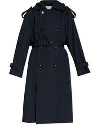 Bottega Veneta - Double-Breasted Trench Coat - Lyst