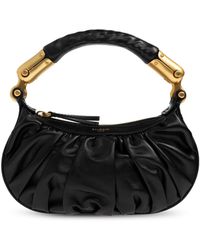 Balmain - Ebene Mini' Handheld Bag - Lyst