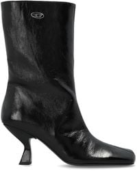 DIESEL - Heeled Ankle Boots 'D-Amber Tube 75' - Lyst