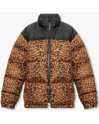 Vetements - Brown Down Jacket With Animal Motif - Lyst