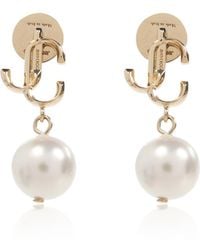 Jimmy Choo - Earrings With Pendant - Lyst