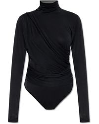 GAUGE81 - ‘Patra’ Draped Bodysuit - Lyst