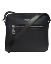 Dolce & Gabbana Logo Shoulder Bag - Black