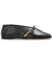 Moschino - Leather Ballet Flats - Lyst