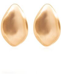 Cult Gaia - 'Erin' Brass Clip-On Earrings - Lyst