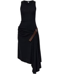Loewe - Dress With A Waist Belt - Lyst