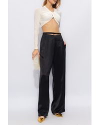 Cult Gaia - 'Tasha' Satin Trousers - Lyst