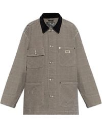 R13 - Cotton Jacket With An Appliquéd Logo - Lyst