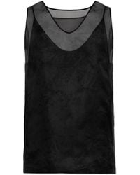 Ami Paris - Silk Top - Lyst