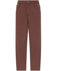 MM6 by Maison Margiela - Trousers With Raw-Edge Legs - Lyst