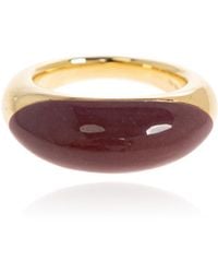 LIE STUDIO - 'Beatrice' Ring With A Semi-Precious Stone - Lyst
