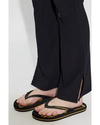 EA7 - Rubber Flip-Flops With Logo - Lyst