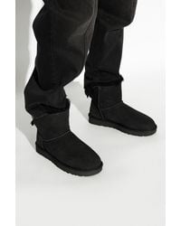 UGG - Mini Bailey Bow Ii Suede Shearling Winter Boots - Lyst