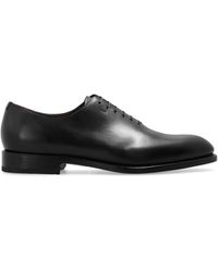Ferragamo - Angiolo Lace-up Leather Dress Shoes - Lyst