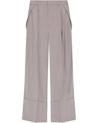 Victoria Beckham - Trousers With Wide-Leg - Lyst