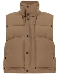 DSquared² - Quilted Vest With Logo - Lyst