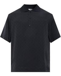 CASABLANCA - Satin Polo Shirt With Monogram - Lyst