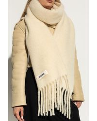 Jacquemus - Scarf With Logo Patch - Lyst